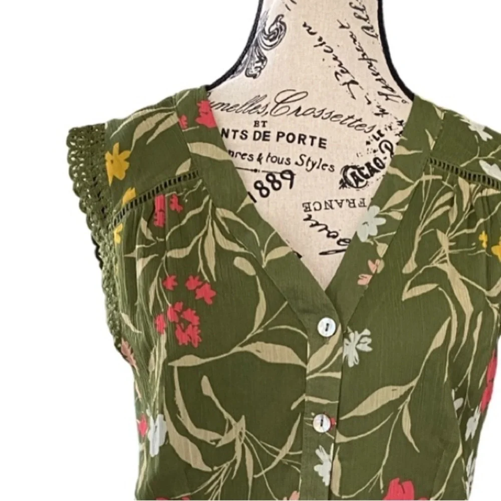 Daniel Rainn Cap Sleeve Floral Print Dress NWT Size S - Picture 5 of 9